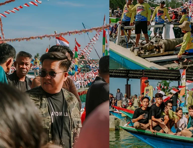 Foto: Wakil Bupati Kukar Rendi Solihin, dan Suasana Pesta Laut Pesisir Nusantara 2024.