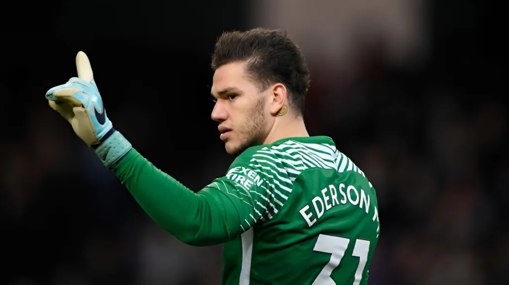 Foto: Kiper Manchester City, Ederson Moraes. (Istimewa)