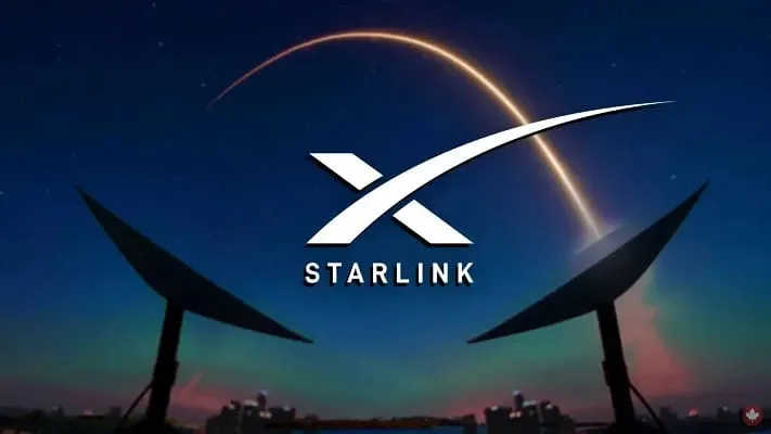 Starlink, penyedia layanan internet satelit yang dimiliki oleh Elon Musk.