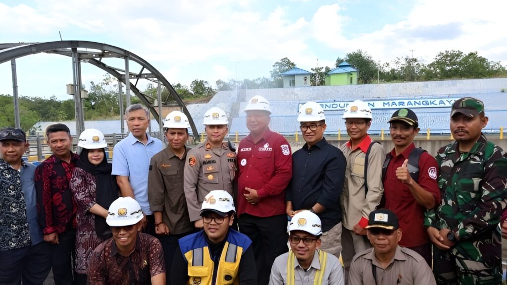 Foto: Bendungan Marangkayu di Kecamatan Marangkayu, Kabupaten Kutai Kartanegara.