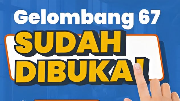 Pendaftaran Kartu Prakerja Gelombang 67 dibuka pada Jumat (3/5/2024).