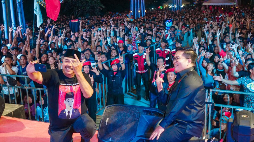 Foto: Suasana acara puncak peringatan bulan Bung Karno yang diselenggarakan PDI Perjuangan pada Senin (1/7/2024).