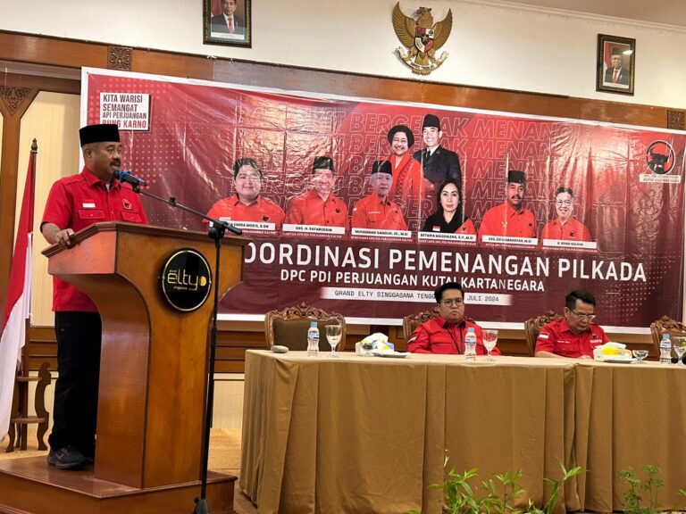 Foto: Suasana Evaluasi Politik DPC PDI Perjuangan Kutai Kartanegara.